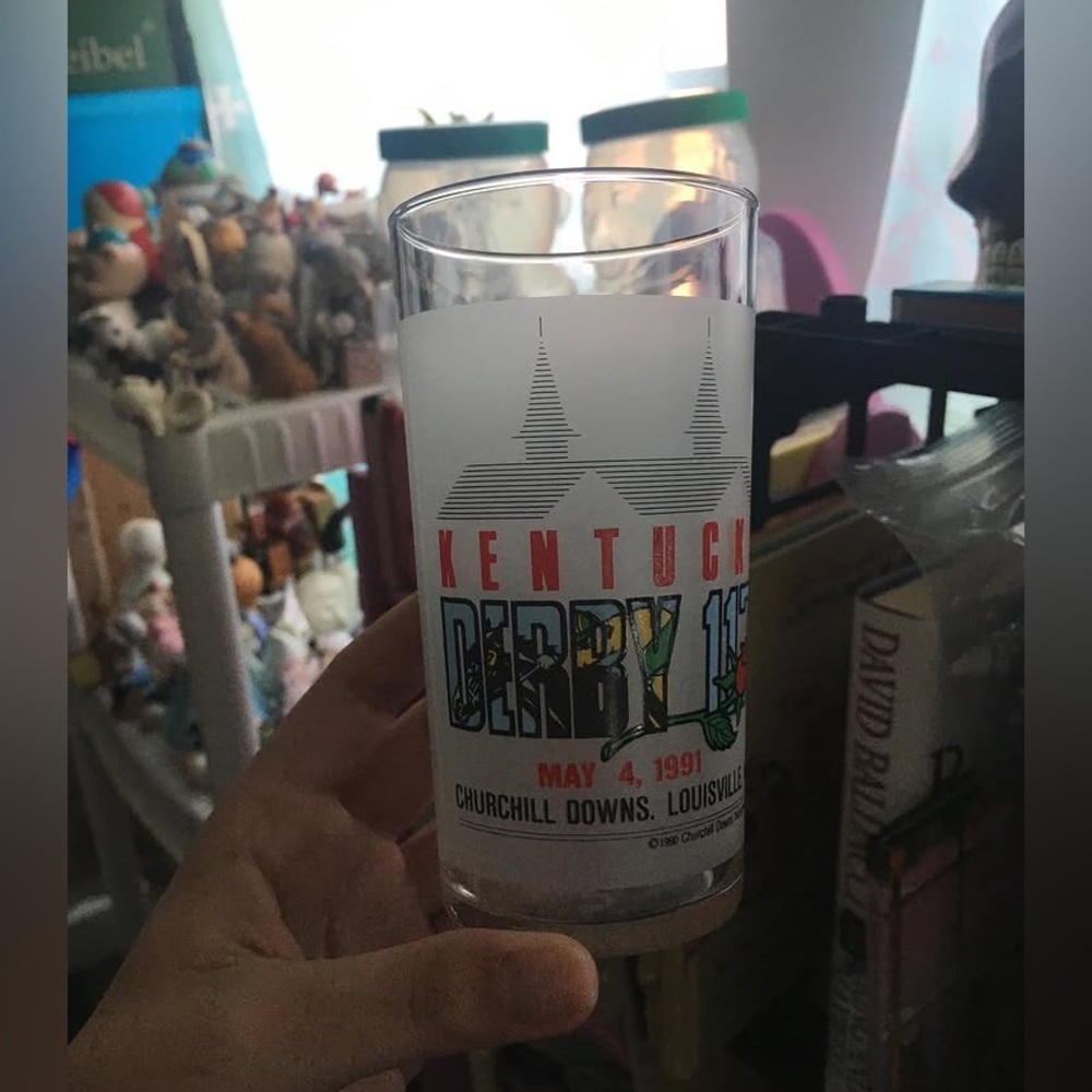 1991 Kentucky D E R B Y glass